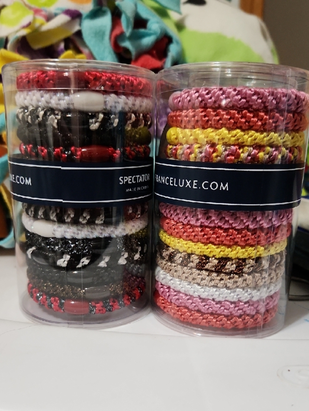 L. Erickson Grab & Go Hair Tie Set-2 - Picture 2 of 3